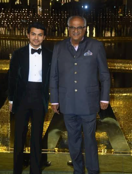 Shikhar pahariya with boney kapoor