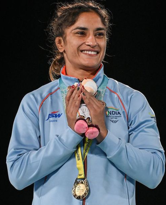 Vinesh Phogat in asian championship 2021 at almaty, kazakhstan